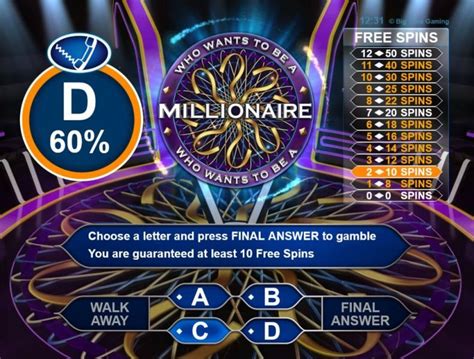 who wants to be a millionaire casino